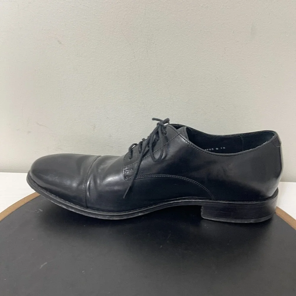 Cole Haan Air Giraldo Men 11 Cap Toe‎ Derby Black Business Casual Professional